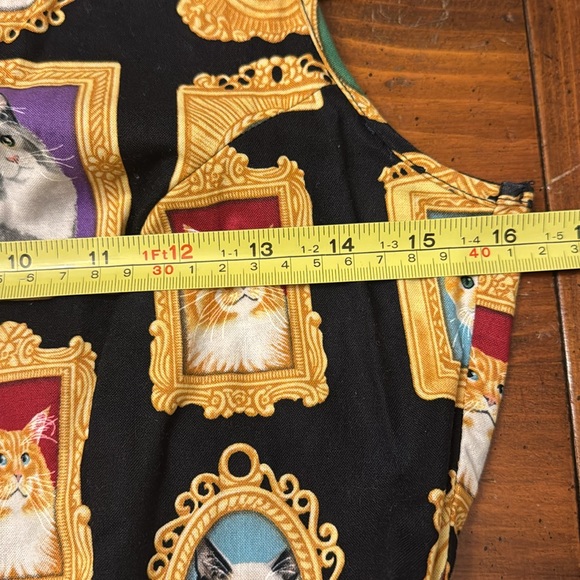 RETROLICIOUS CAT LADY PORTRAIT DRESS. SIZE S - Picture 10 of 12